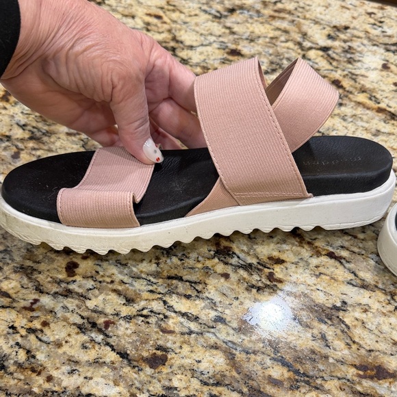 Madden Girl Pink Strap Sandals - Picture 5 of 10